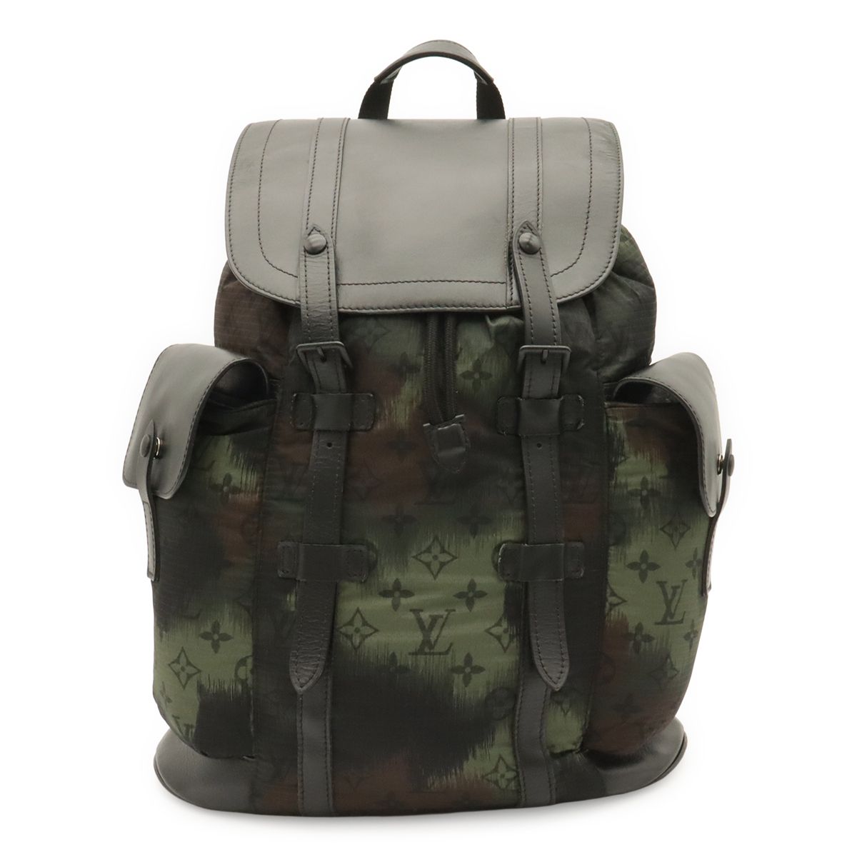 Louis Vuitton Monogram Camouflage Christopher PM Backpack Nylon