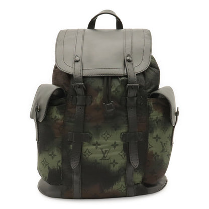 Louis Vuitton Monogram Camouflage Christopher PM Backpack Nylon