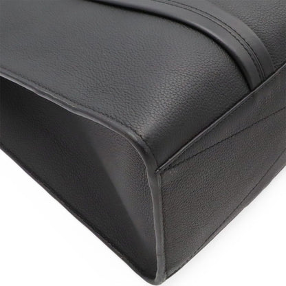Louis Vuitton LV Aerogram Tote Shoulder Bag Leather Noir Black — view 3