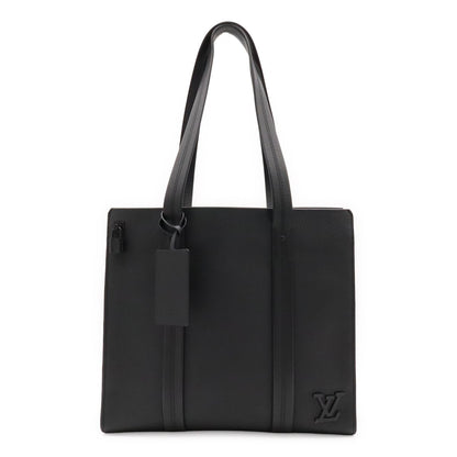 Louis Vuitton LV Aerogram Tote Shoulder Bag Leather Noir Black