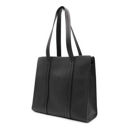 Louis Vuitton LV Aerogram Tote Shoulder Bag Leather Noir Black — view 2