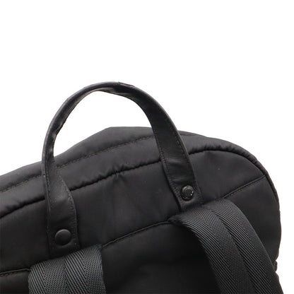 Prada Backpack Nylon Leather Nero Black Silver — view 4