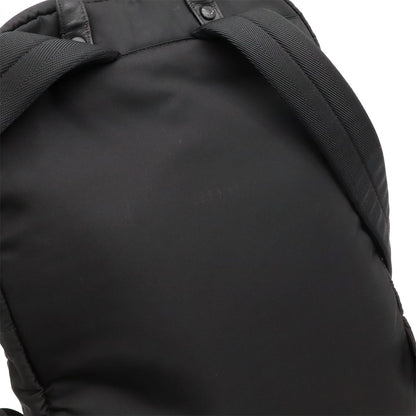 Prada Backpack Nylon Leather Nero Black Silver — view 8