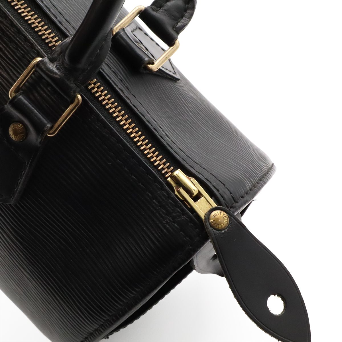 Louis Vuitton Epi Speedy 25 Mini Boston Bag Noir Black Gold — view 5