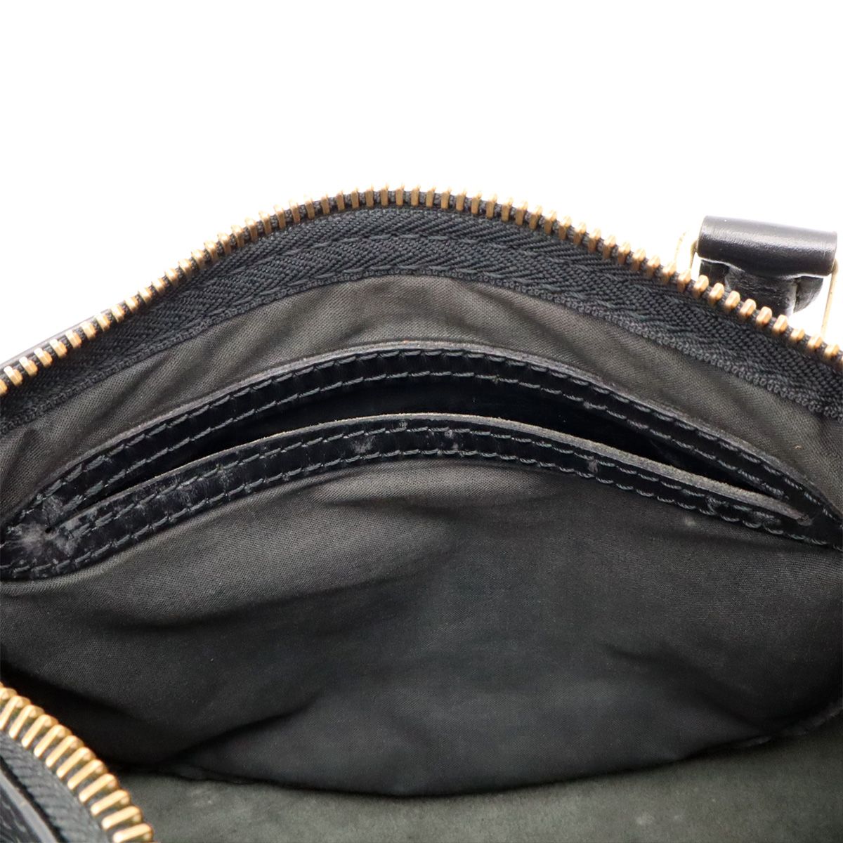 Louis Vuitton Epi Speedy 25 Mini Boston Bag Noir Black Gold — view 8
