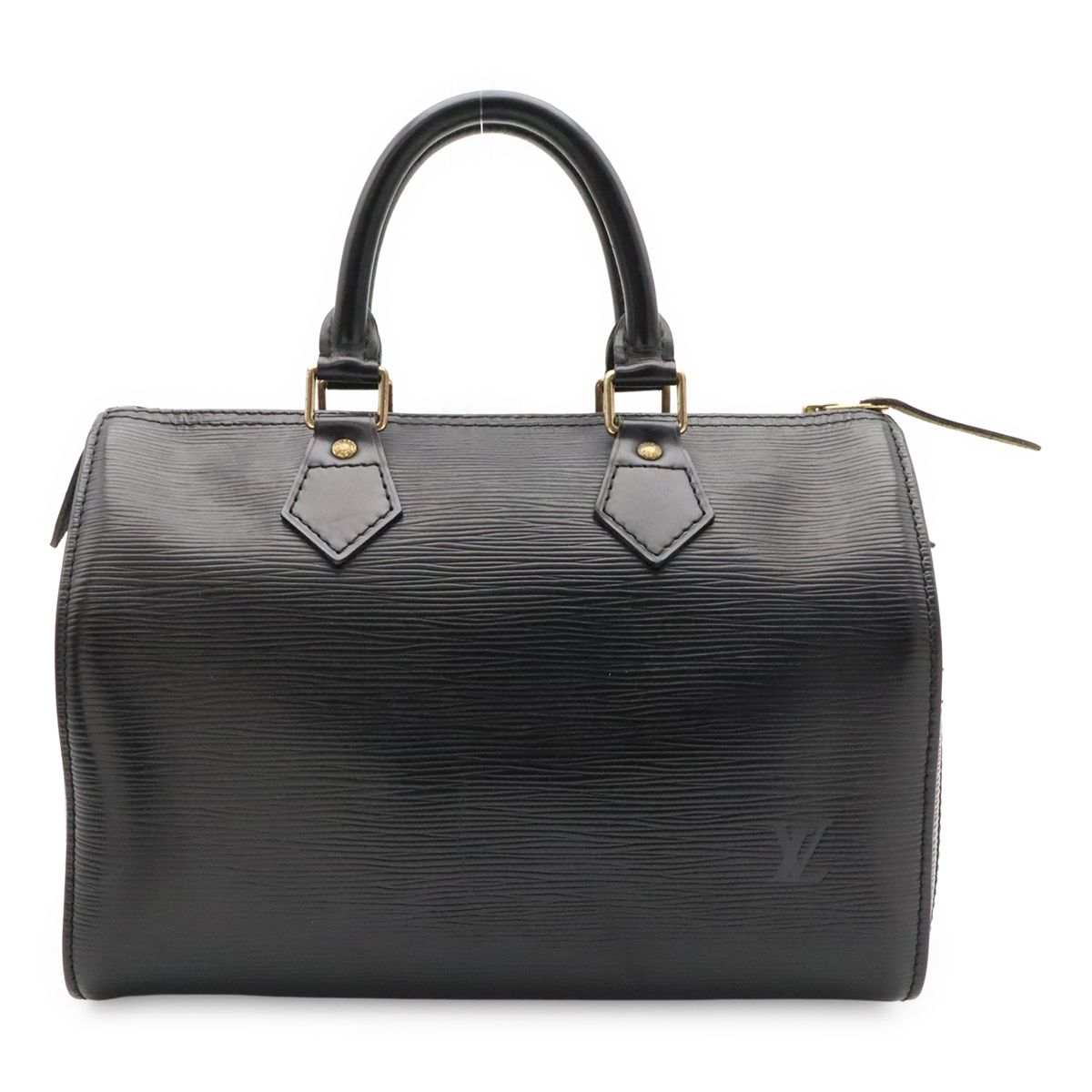 Louis Vuitton Epi Speedy 25 Mini Boston Bag Noir Black Gold