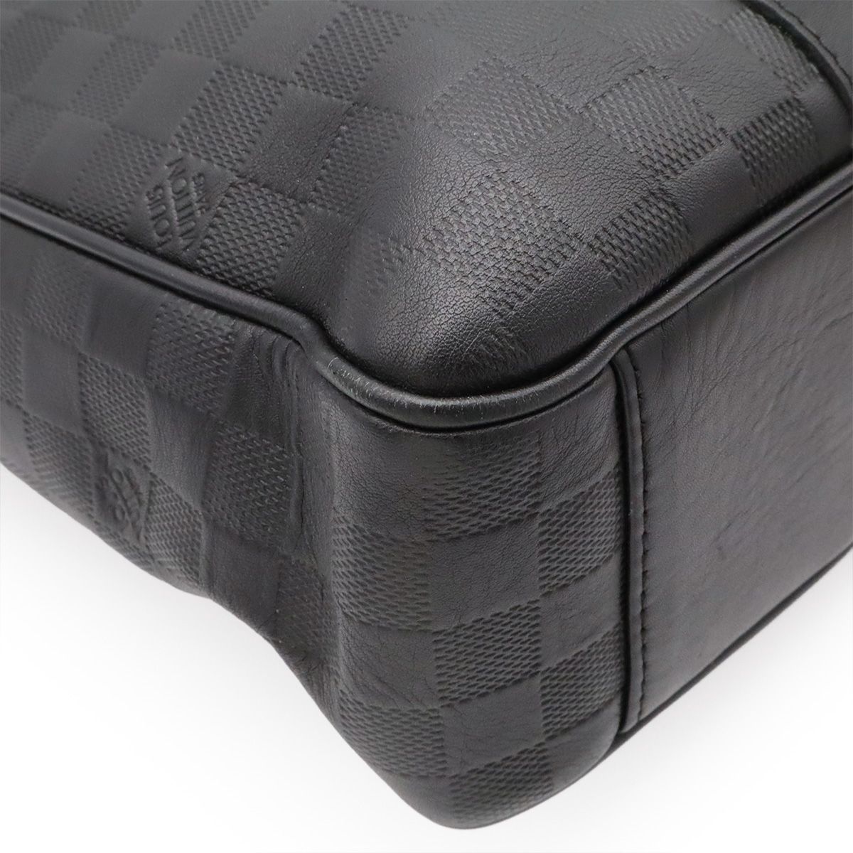 Louis Vuitton Damier Infini Tadao PM Tote Bag Business Briefcase Onyx Black — view 3
