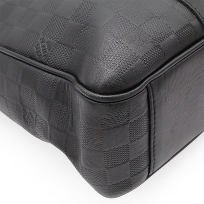 Louis Vuitton Damier Infini Tadao PM Tote Bag Business Briefcase Onyx Black — view 3