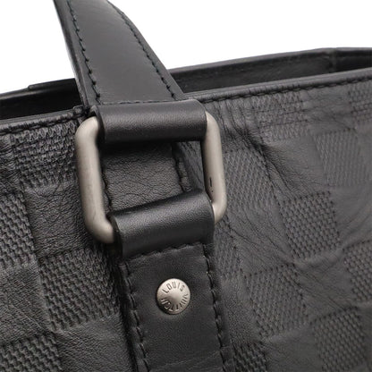 Louis Vuitton Damier Infini Tadao PM Tote Bag Business Briefcase Onyx Black — view 6