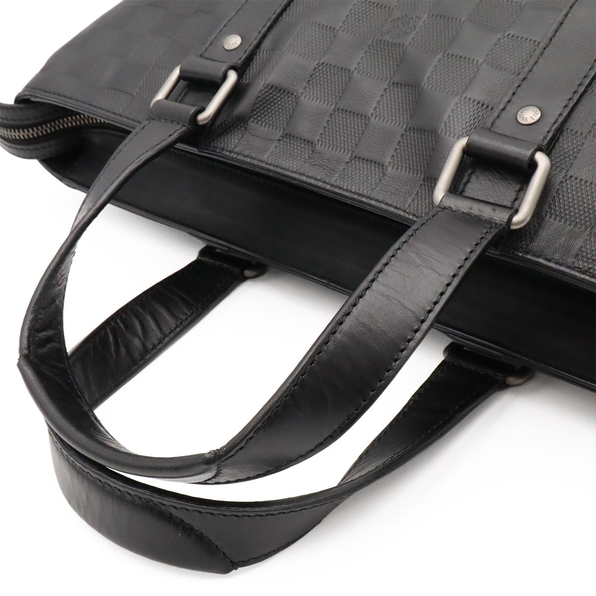Louis Vuitton Damier Infini Tadao PM Tote Bag Business Briefcase Onyx Black — view 4