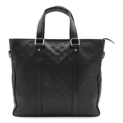 Louis Vuitton Damier Infini Tadao PM Tote Bag Business Briefcase Onyx Black