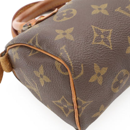 Louis Vuitton Monogram Mini Speedy Mini Bag Pouch Case 2-Way — view 3