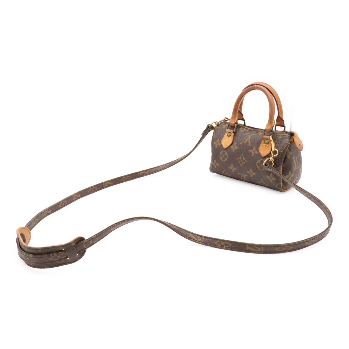 Louis Vuitton Monogram Mini Speedy Mini Bag Pouch Case 2-Way — view 2