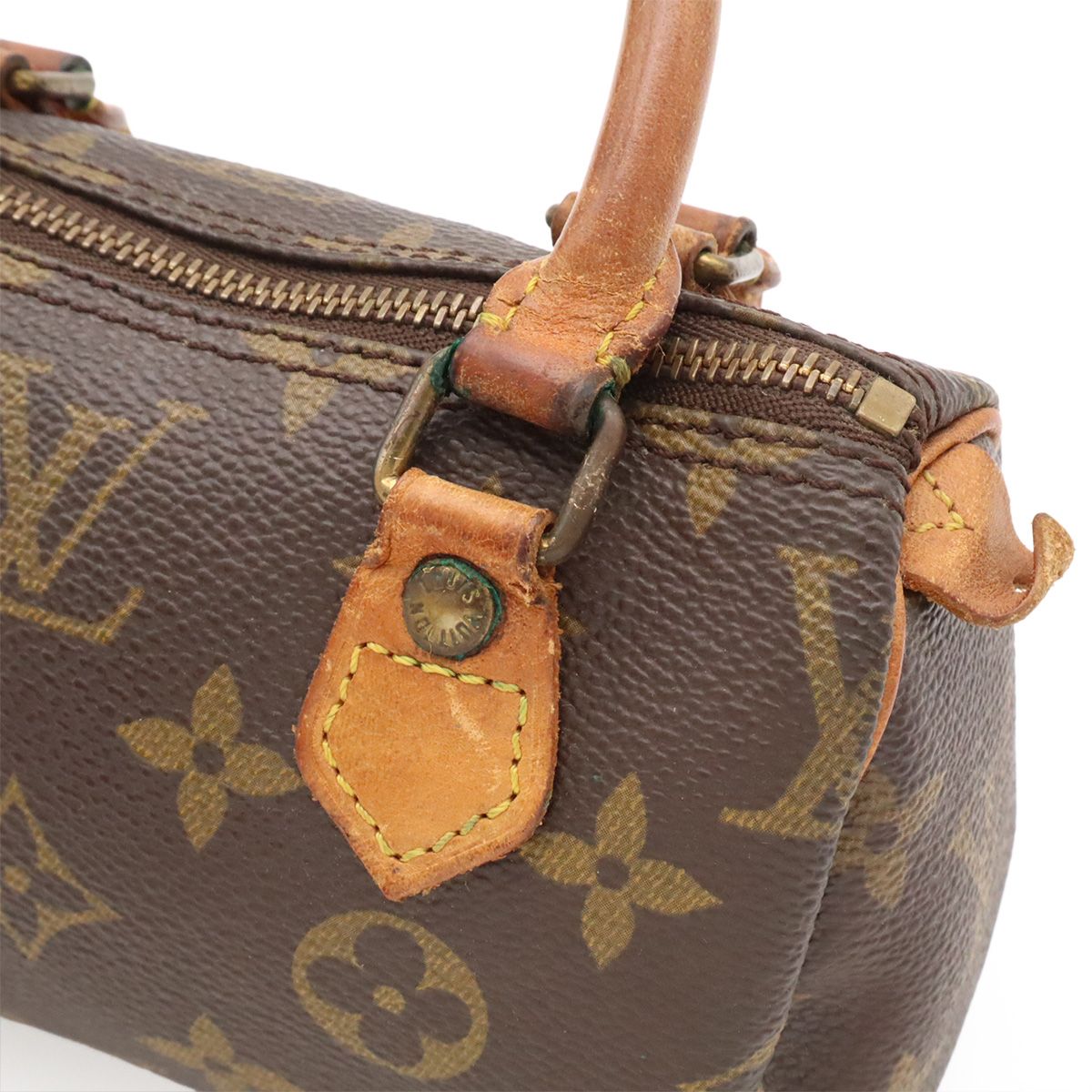 Louis Vuitton Monogram Mini Speedy Mini Bag Pouch Case 2-Way — view 7