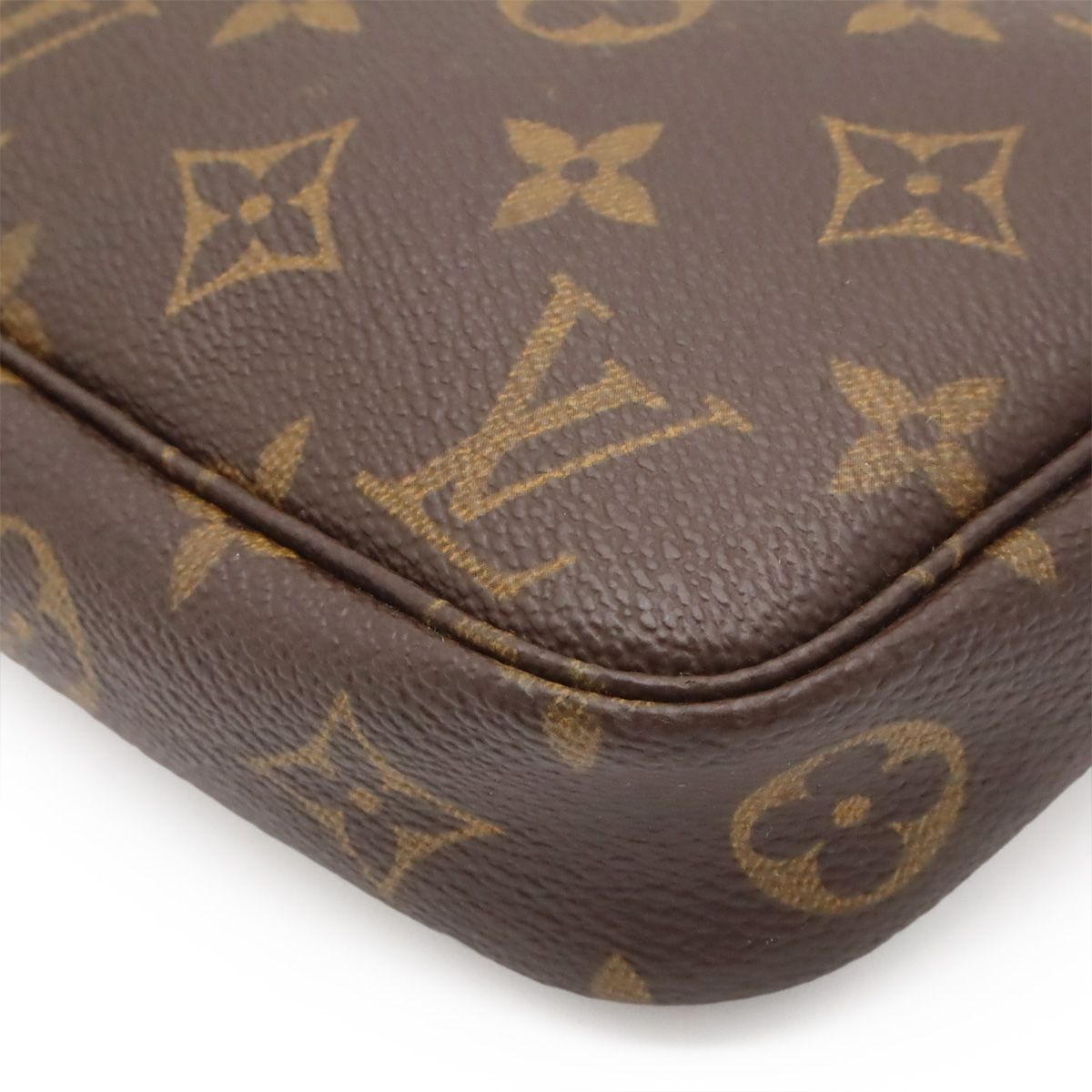 Louis Vuitton Monogram Pochette Soir Pouch Handbag Party — view 3