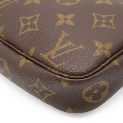 Louis Vuitton Monogram Pochette Soir Pouch Handbag Party — view 3
