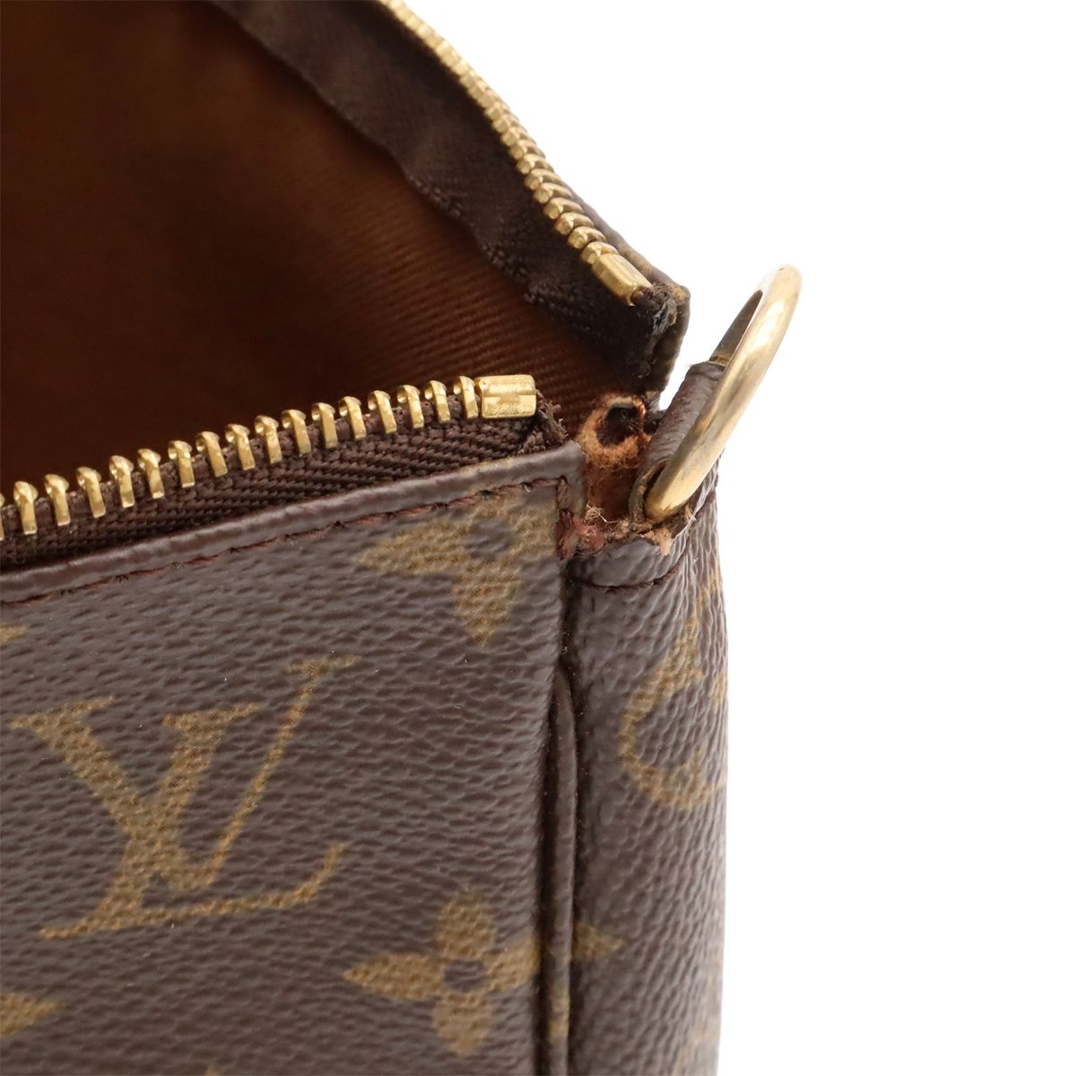 Louis Vuitton Monogram Pochette Soir Pouch Handbag Party — view 6