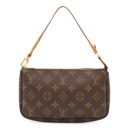 Louis Vuitton Monogram Pochette Soir Pouch Handbag Party