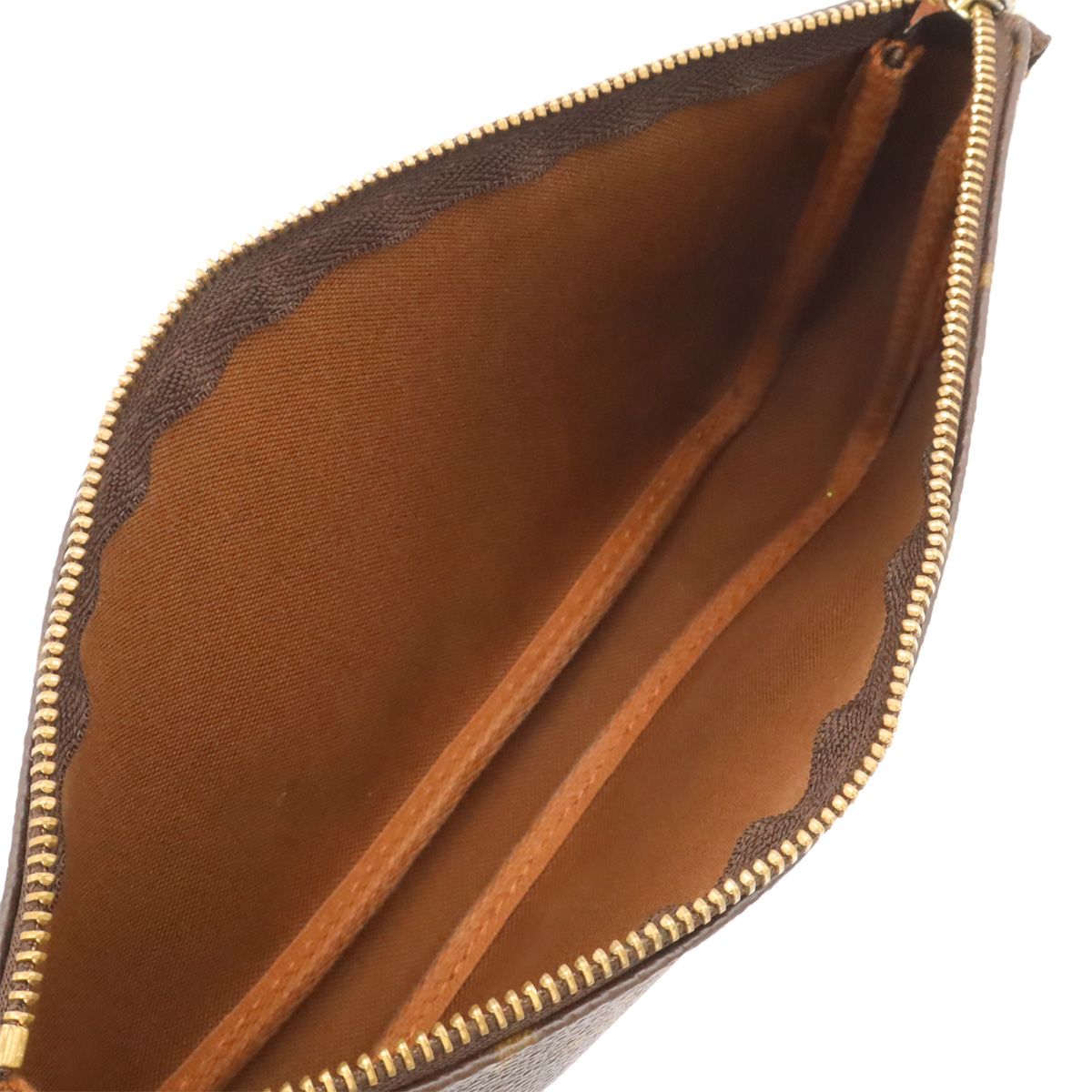 Louis Vuitton Monogram Pochette Soir Pouch Handbag Party — view 5