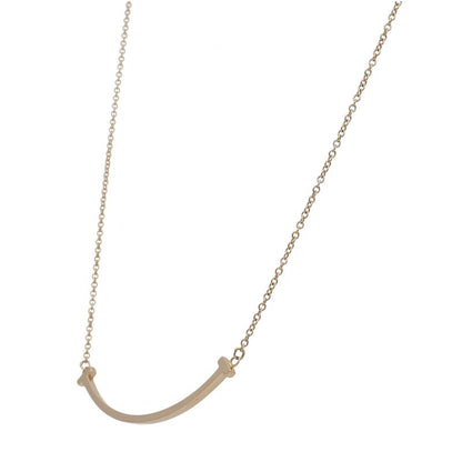 Tiffany & Co T Smile Small Necklace 18K Pink Gold — view 3