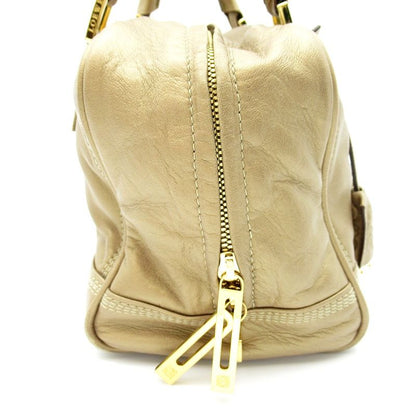 Loewe Amazona 28 Lambskin Handbag Gold — view 5