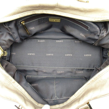 Loewe Amazona 28 Lambskin Handbag Gold — view 7