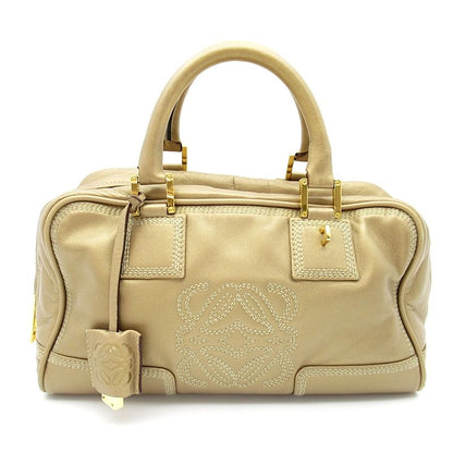 Loewe Amazona 28 Lambskin Handbag Gold