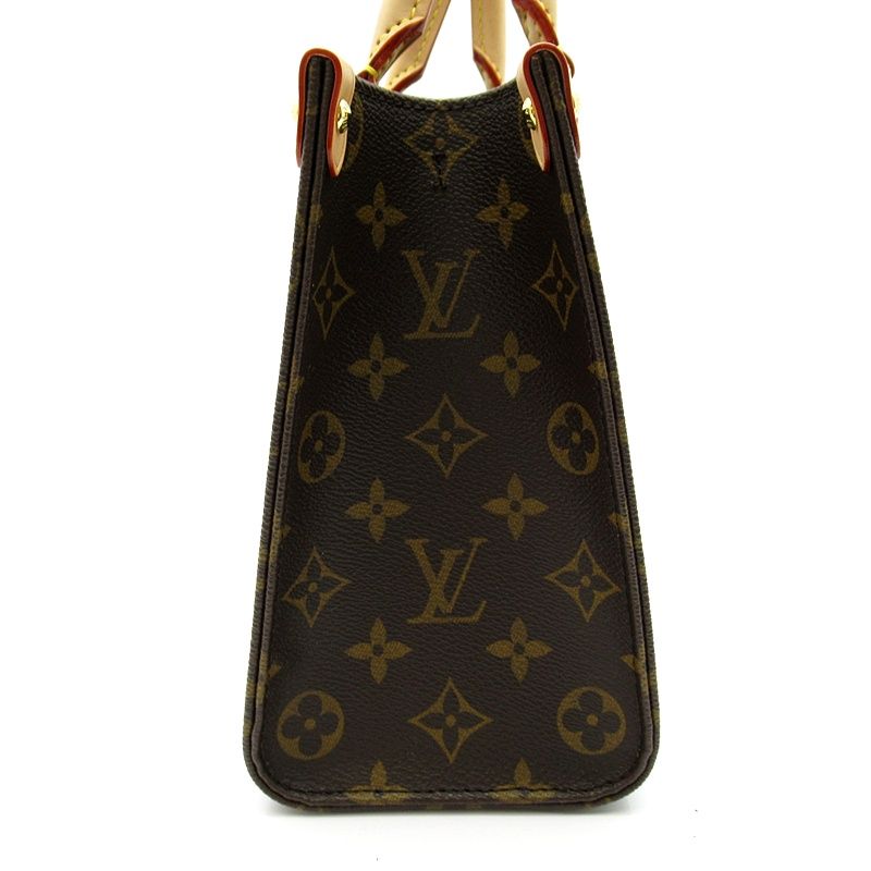Louis Vuitton On The Go PM Mont Monogram Handbag Brown — view 5