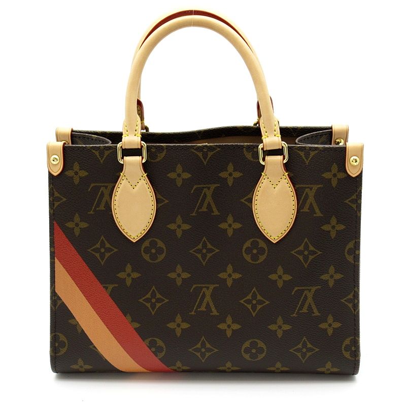 Louis Vuitton On The Go PM Mont Monogram Handbag Brown — view 4