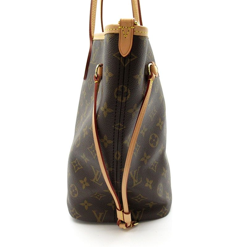 Louis Vuitton Neverfull Inside Out MM Monogram Rouge Sari Textile Tote Bag Ba — view 3