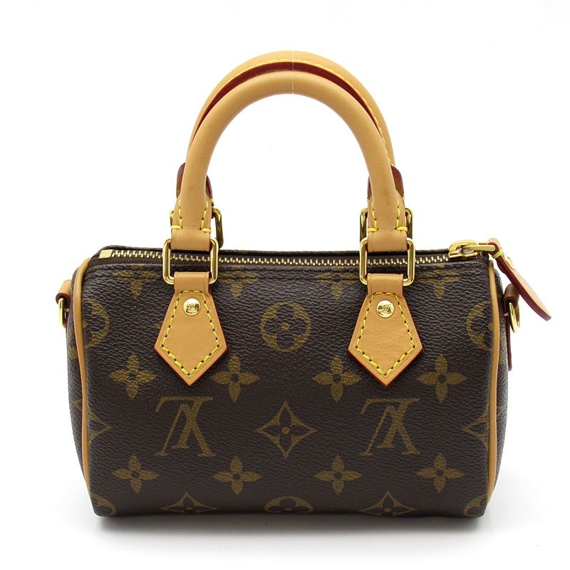 Louis Vuitton Monogram Nano Speedy Vivienne Handbag Brown — view 4