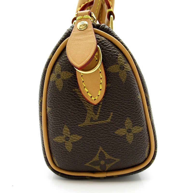 Louis Vuitton Monogram Nano Speedy Vivienne Handbag Brown — view 5