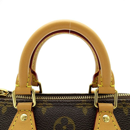 Louis Vuitton Monogram Nano Speedy Vivienne Handbag Brown — view 2