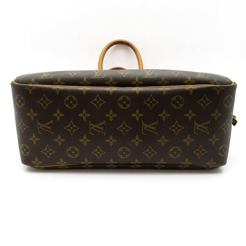 Louis Vuitton Deauville Monogram Handbag Brown — view 6
