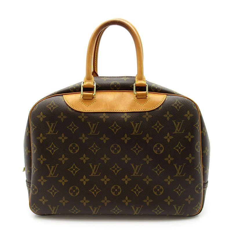 Louis Vuitton Deauville Monogram Handbag Brown — view 4