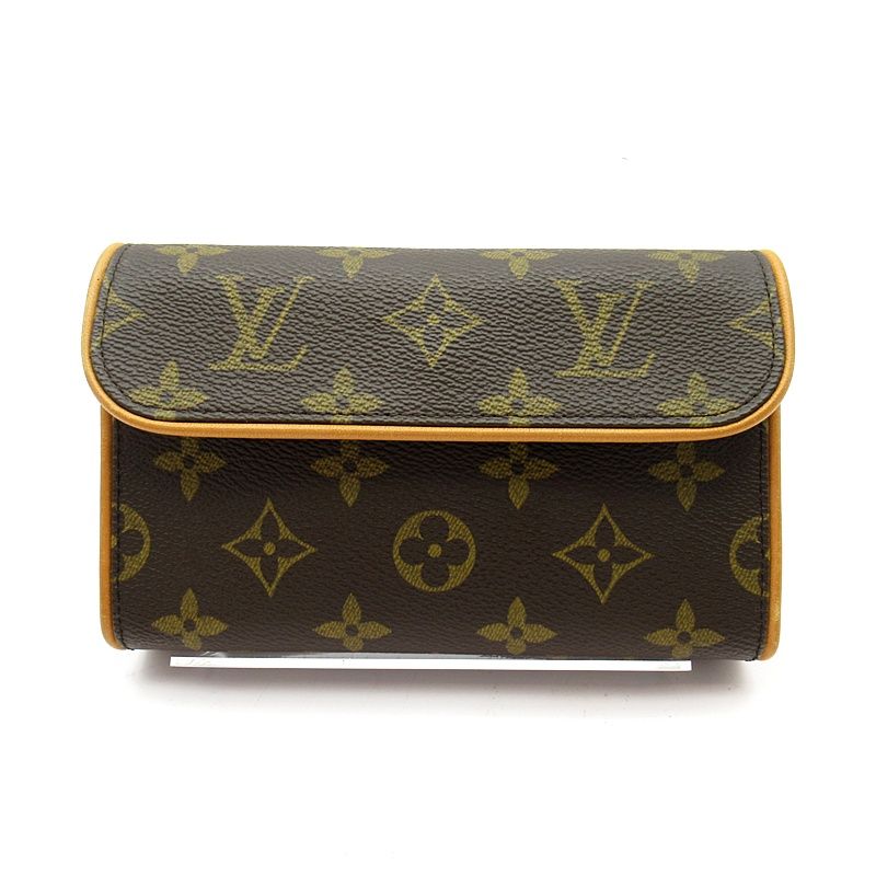 Louis Vuitton Pochette Florentine Monogram Shoulder Bag Brown
