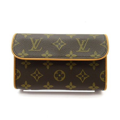 Louis Vuitton Pochette Florentine Monogram Shoulder Bag Brown