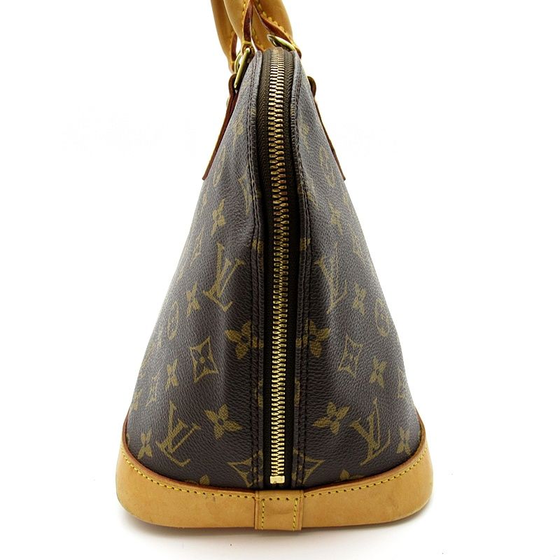 Louis Vuitton Alma Monogram Handbag Brown — view 3