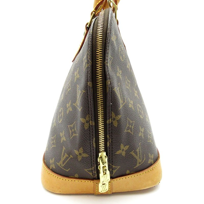 Louis Vuitton Alma Monogram Handbag Brown — view 5