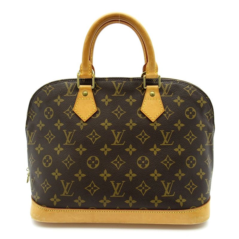 Louis Vuitton Alma Monogram Handbag Brown