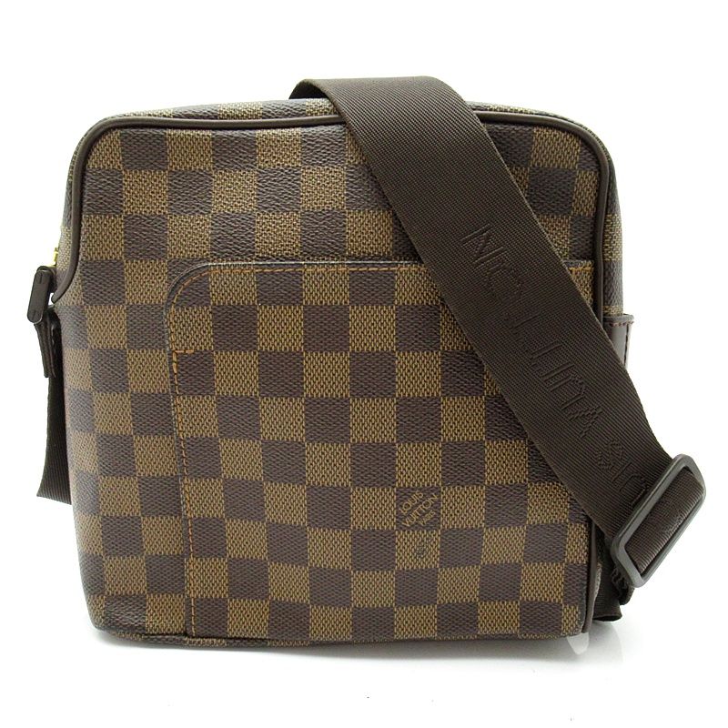 Louis Vuitton Olaf PM Damier Shoulder Bag Brown