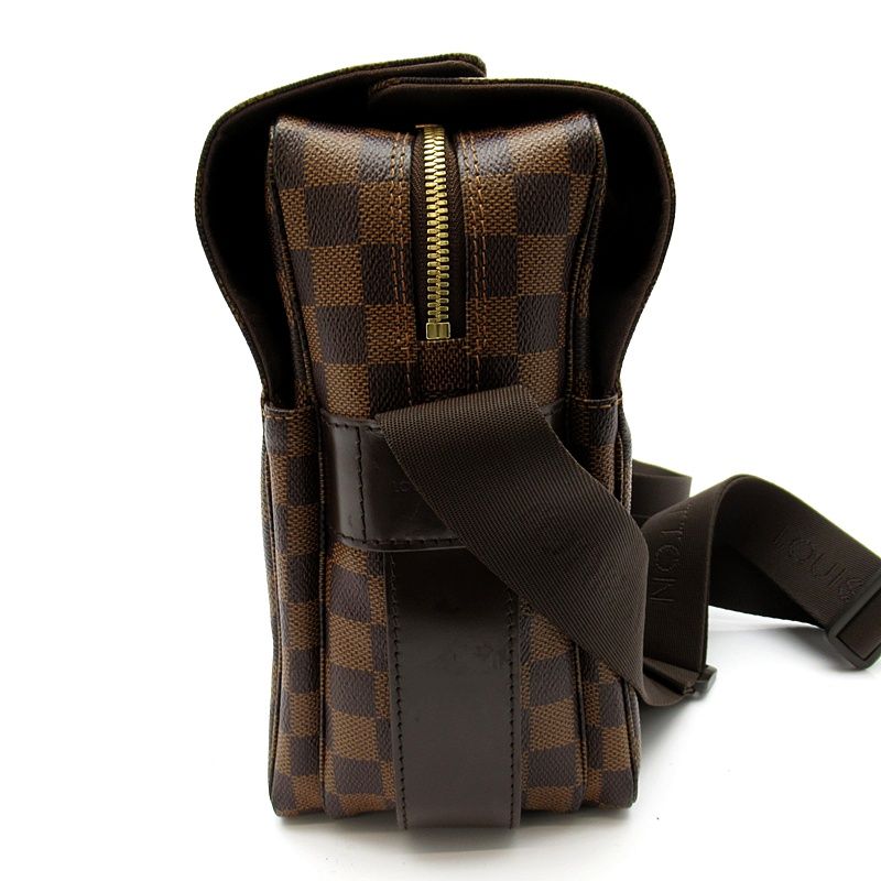 Louis Vuitton Naviglio Damier Shoulder Bag Brown — view 5