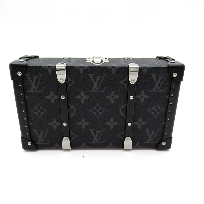 Louis Vuitton Neo Wallet Trunk Monogram Eclipse Shoulder Bag Black