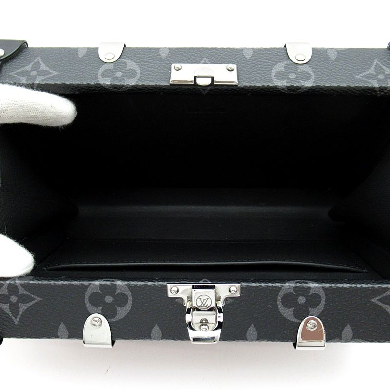 Louis Vuitton Neo Wallet Trunk Monogram Eclipse Shoulder Bag Black — view 6