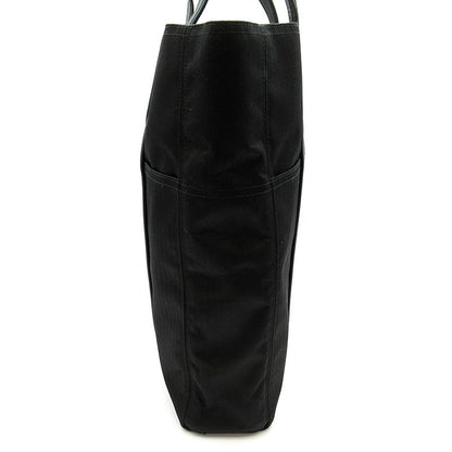 Hermes Acapulco Cabas MM Toile Chevron Tote Bag Black — view 3