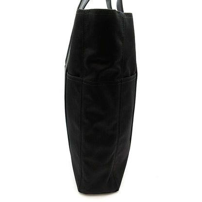Hermes Acapulco Cabas MM Toile Chevron Tote Bag Black — view 5
