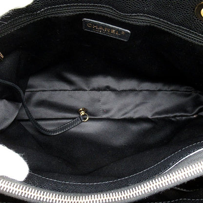 Chanel Grand Shopping Tote Bag GST Caviar Leather Black — view 7