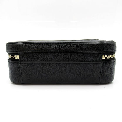 Chanel CC Filigree Vanity Shoulder Bag Caviar Leather Black — view 6