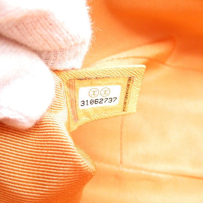 Chanel 19 Flap Chain Shoulder Bag Lambskin Orange — view 8