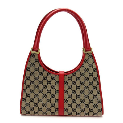 Gucci Jackie Shoulder Bag GG Canvas Leather Brown — view 4